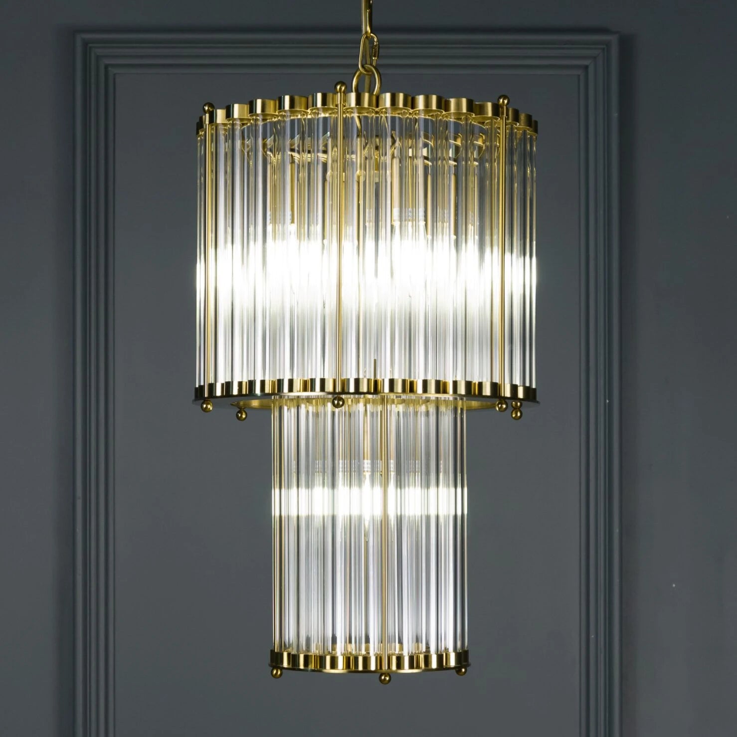 The Double Monza Chandelier – 2 Sizes Available