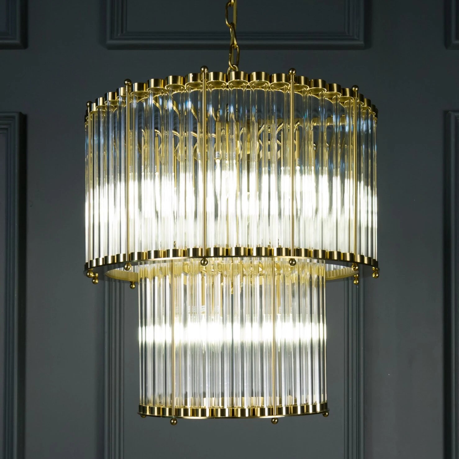 The Double Monza Chandelier – 2 Sizes Available