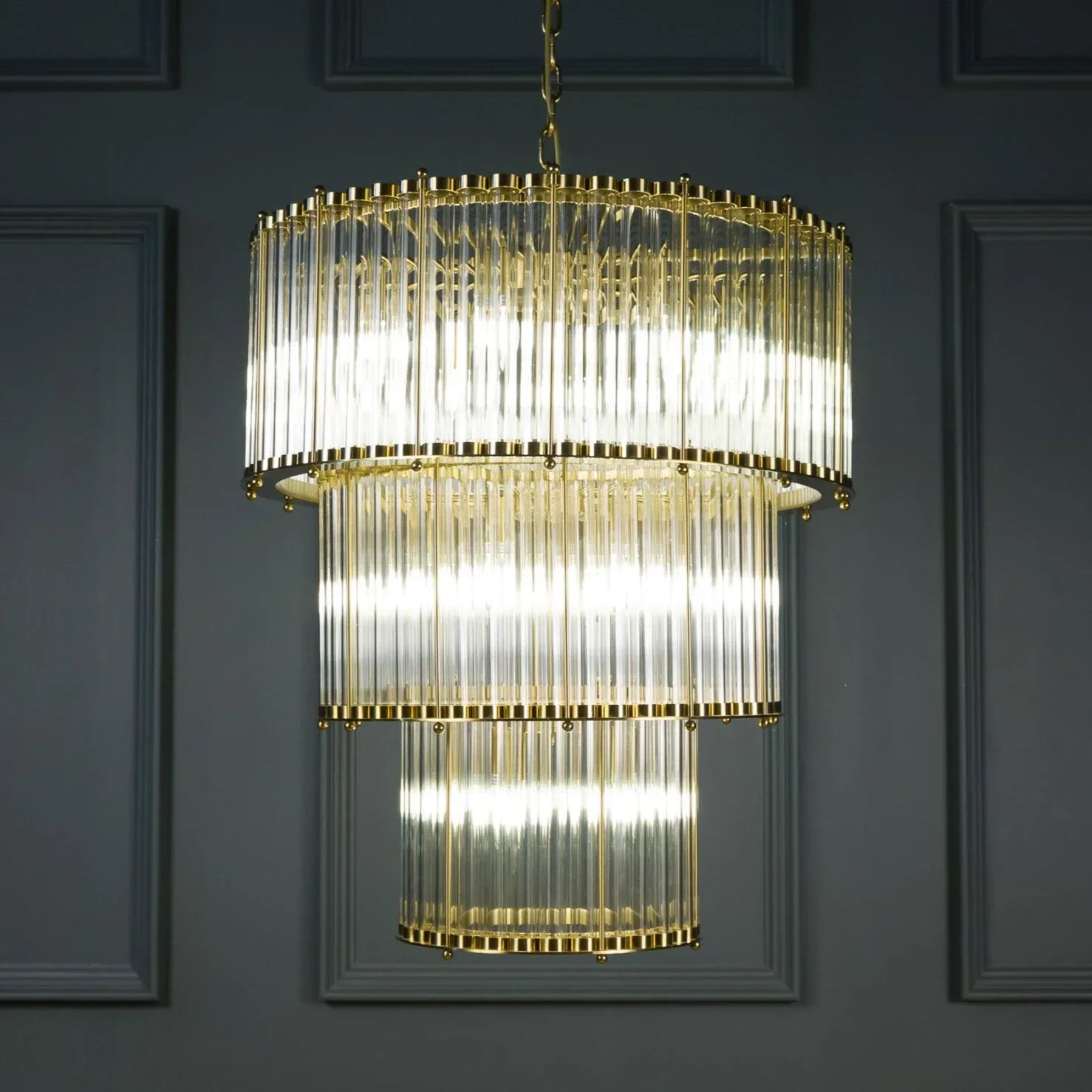 The Triple Monza Chandelier