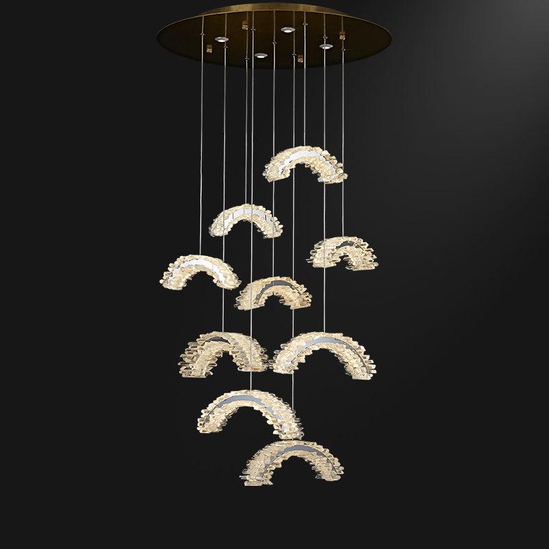 Primary Staircase Crystal Chandelier-Vancei
