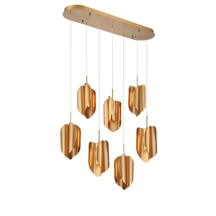 Prototilo Oval 7-Light Chandelier-Vancei