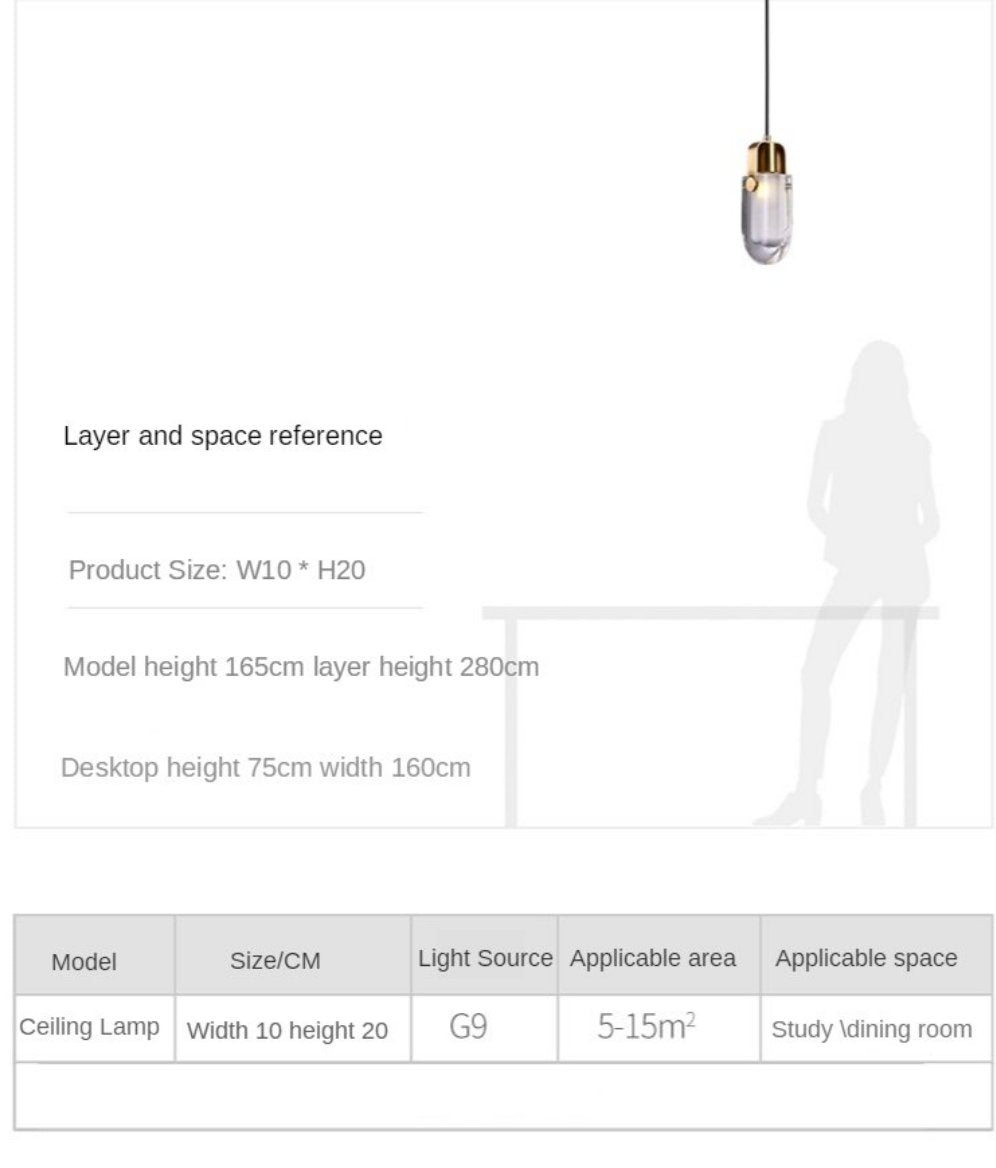 Riley Crystal Pendant Light