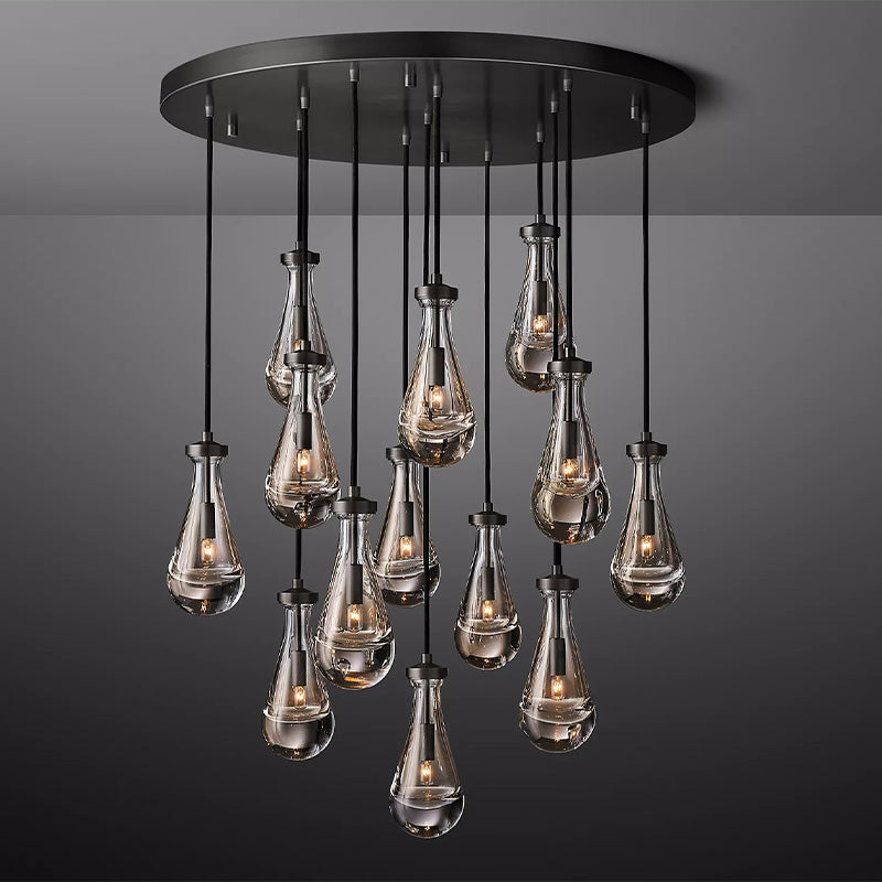 Raindrop Round Chandelier 36"-Vancei