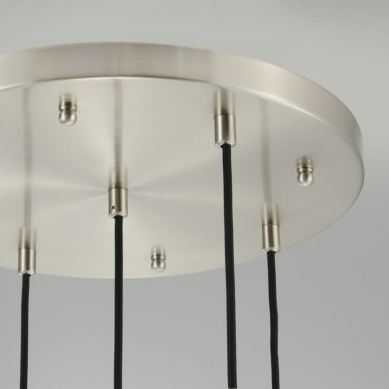 Raindrop round chandelier 14"(cord)