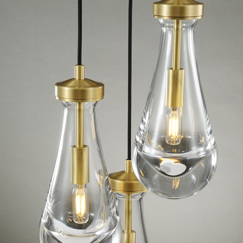 Raindrop round chandelier 8"(cord)-Vancei