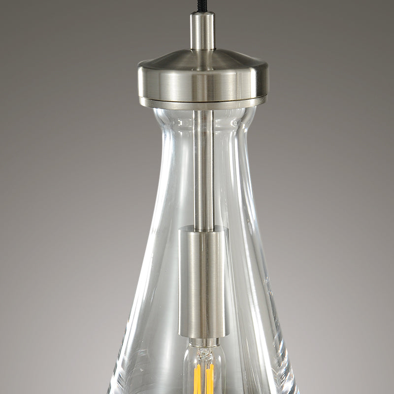 Raindrops  Rectangular Chandelier 22" Cord-Vancei