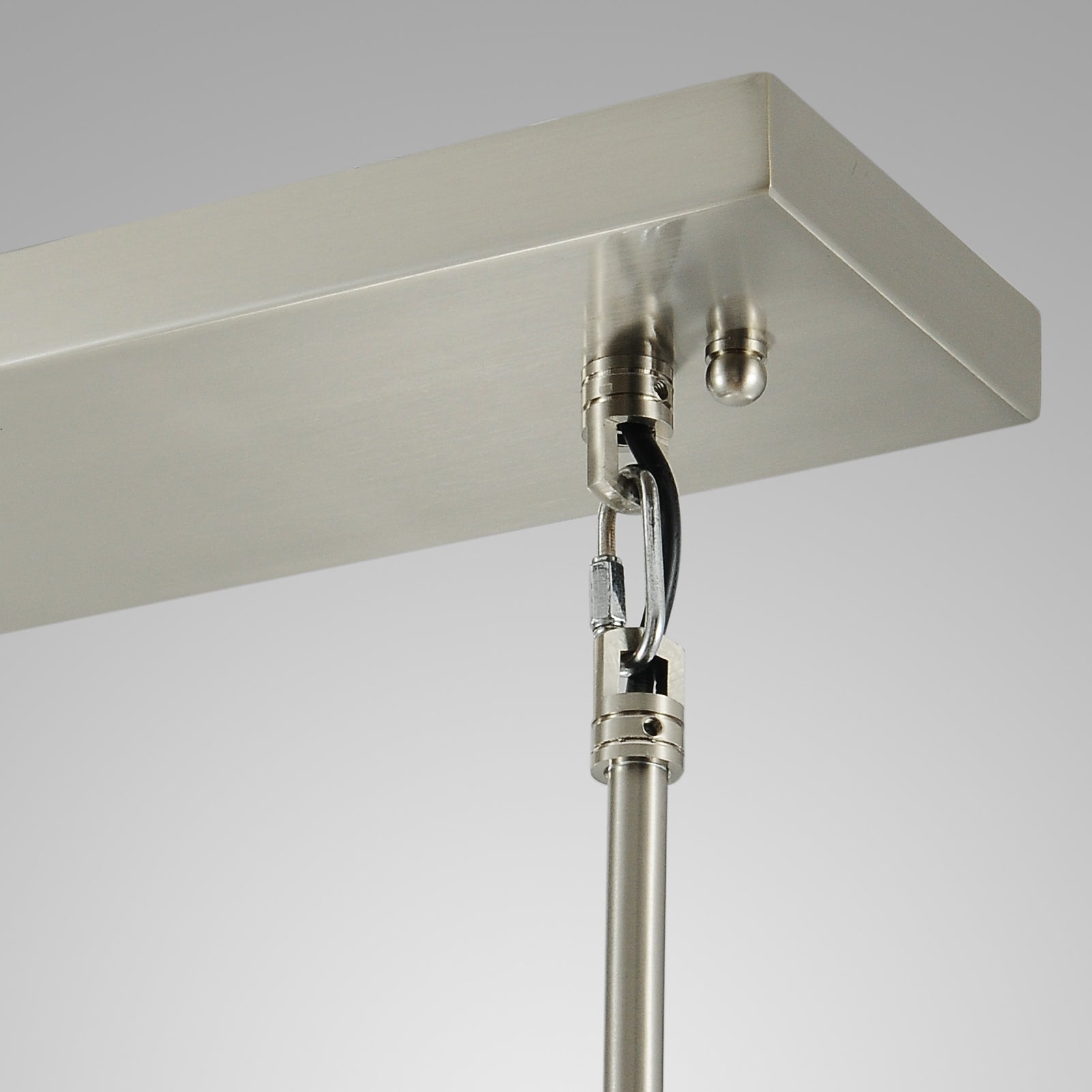 Raindrops  Rectangular Chandelier 22" rod