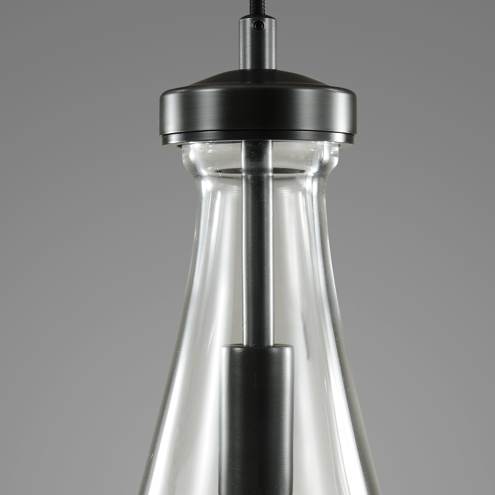 Raindrops  Rectangular Chandelier 36" cord