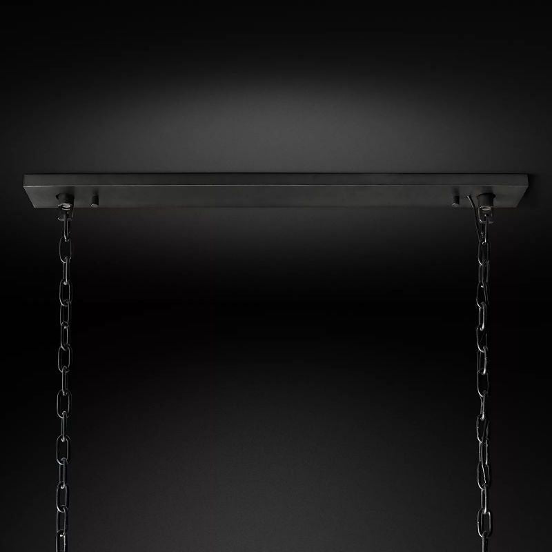 Hewson Calcite Rectangular Chandelier 62"-Vancei