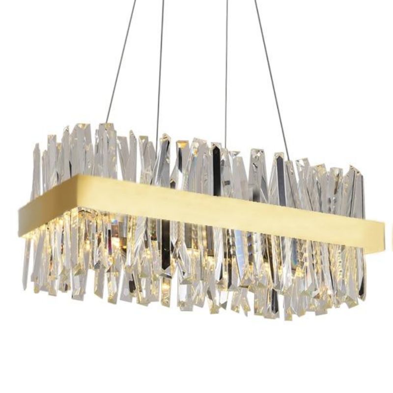 Monix Rectangular Crystal Chandelier-Vancei