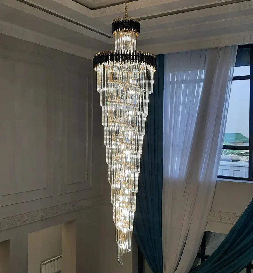 Cyrus Multiple Tier Crystal Chandelier-Vancei