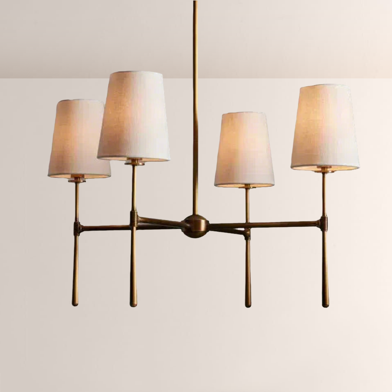 Rhodes Round Chandelier 4/6 Light For Living Room