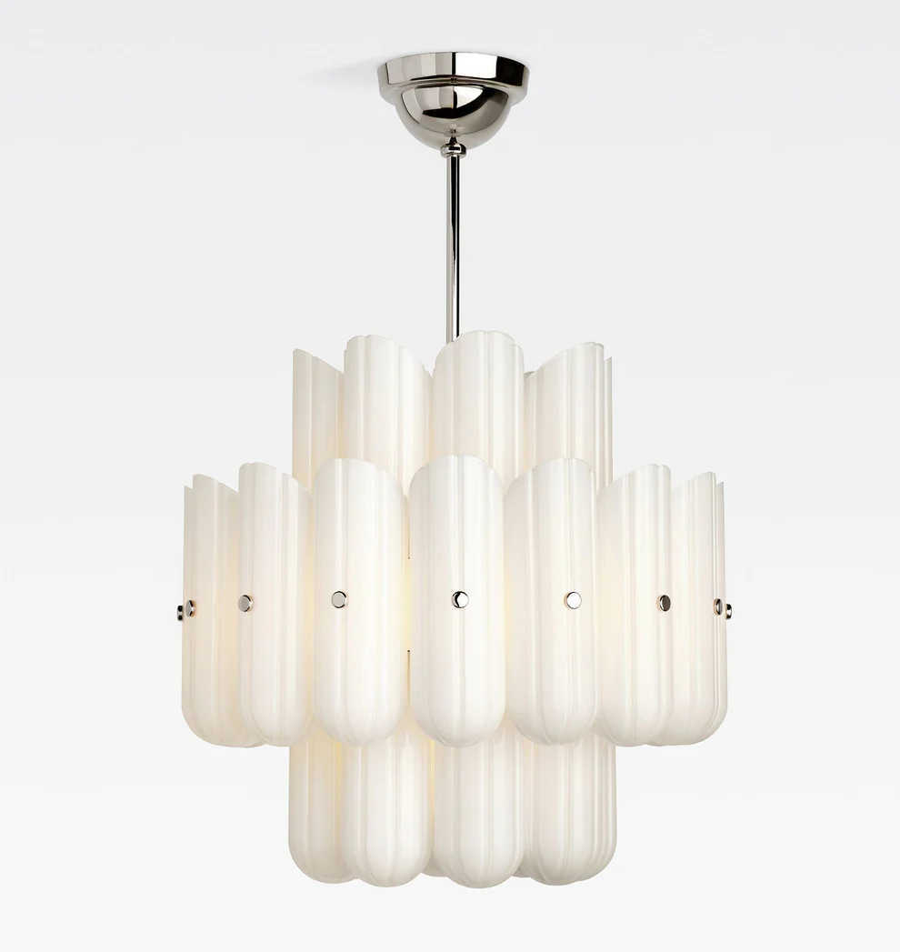 Lorna LED Double Tier Chandelier 25" 35" 46"