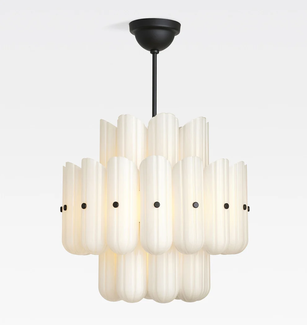 Lorna LED Double Tier Chandelier 25" 35" 46"