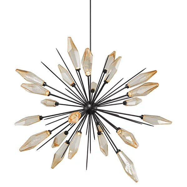 Rosy Crystal Pendant Chandelier-Vancei