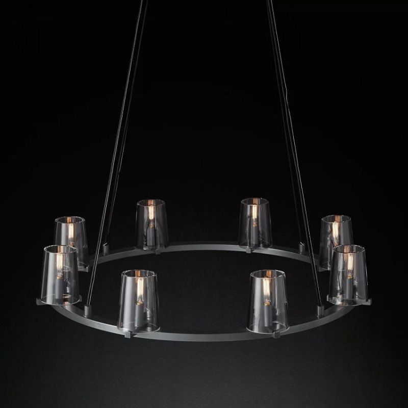 Bordeaux Round Chandelier 36"-Vancei