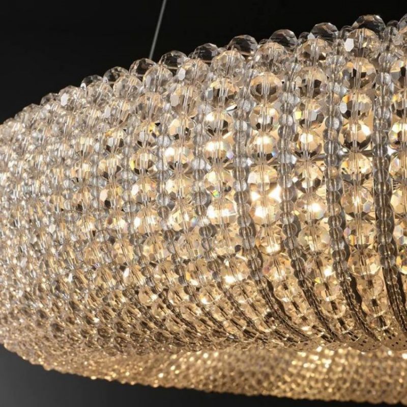 Lora Crystal Round Chandelier 41"-Vancei