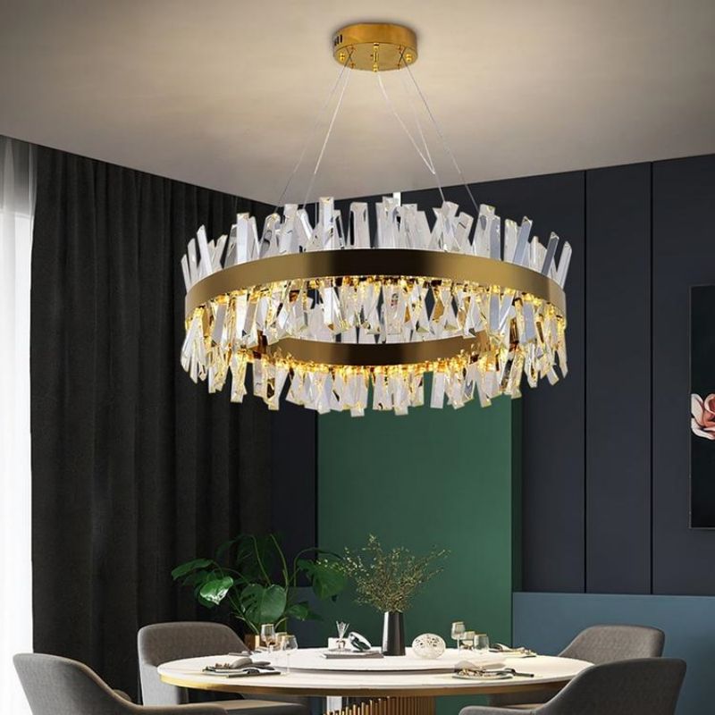 Monix Round Crystal Chandelier-Vancei