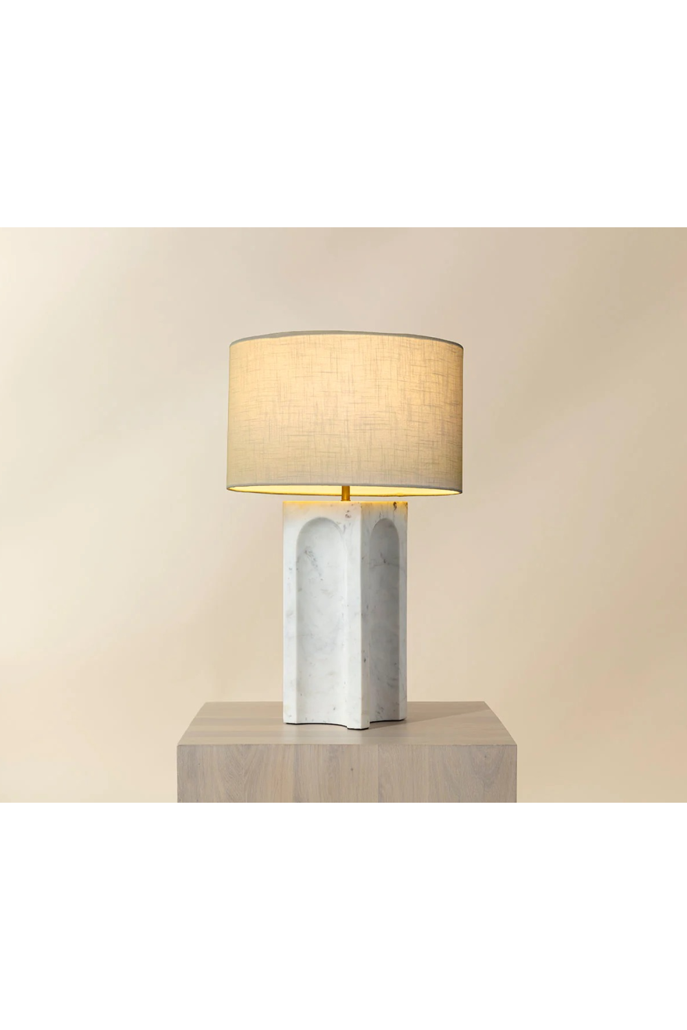 White Marble Arched Table Lamp | Splendido Rohe