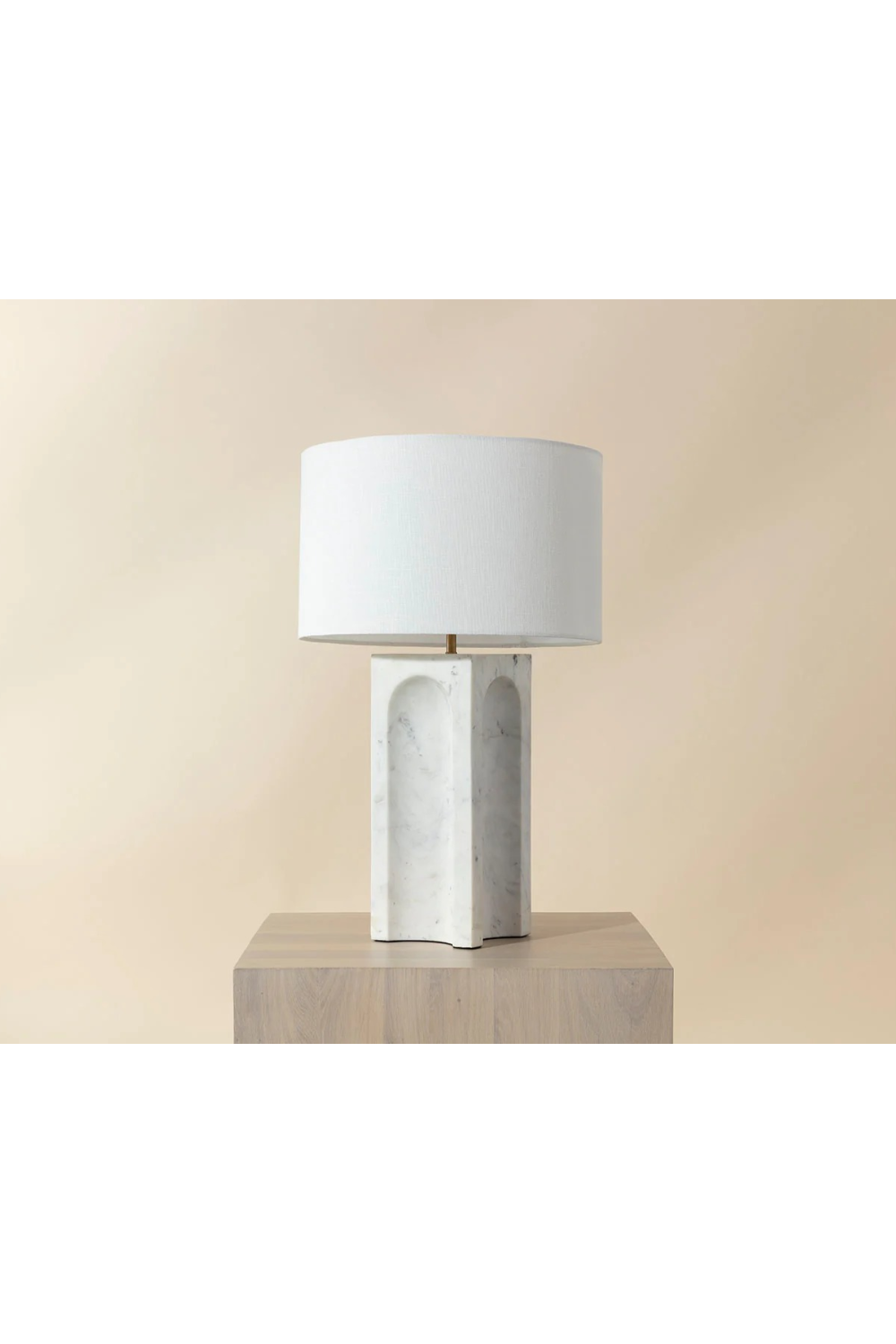 White Marble Arched Table Lamp | Splendido Rohe