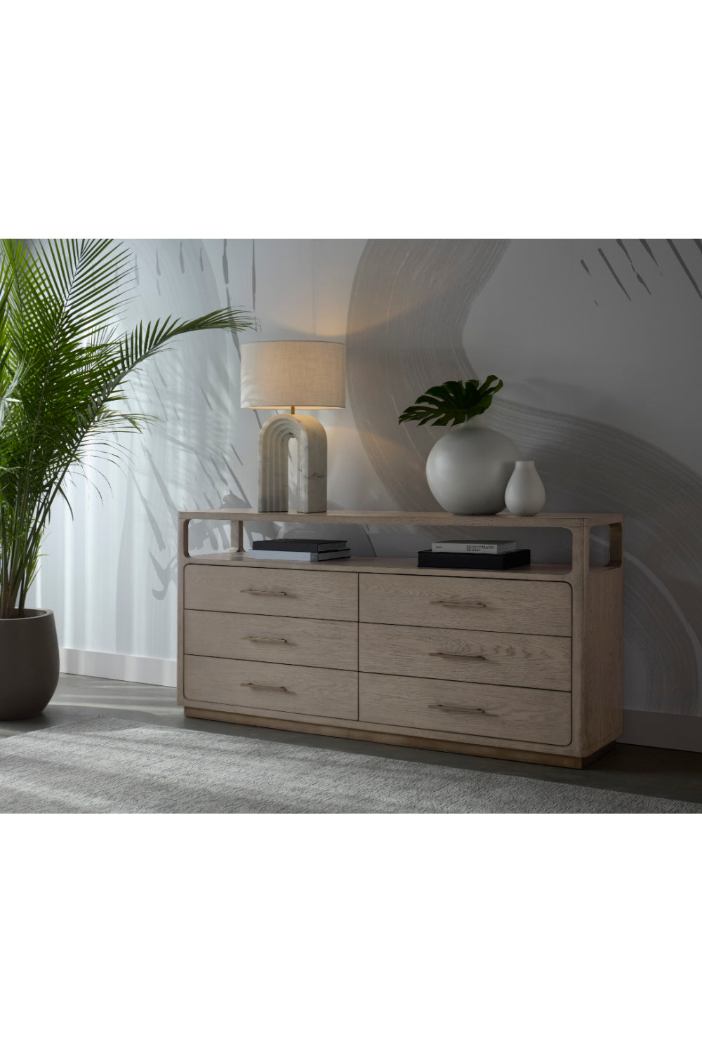 Arched White Marble Table Lamp | Splendido Sensi