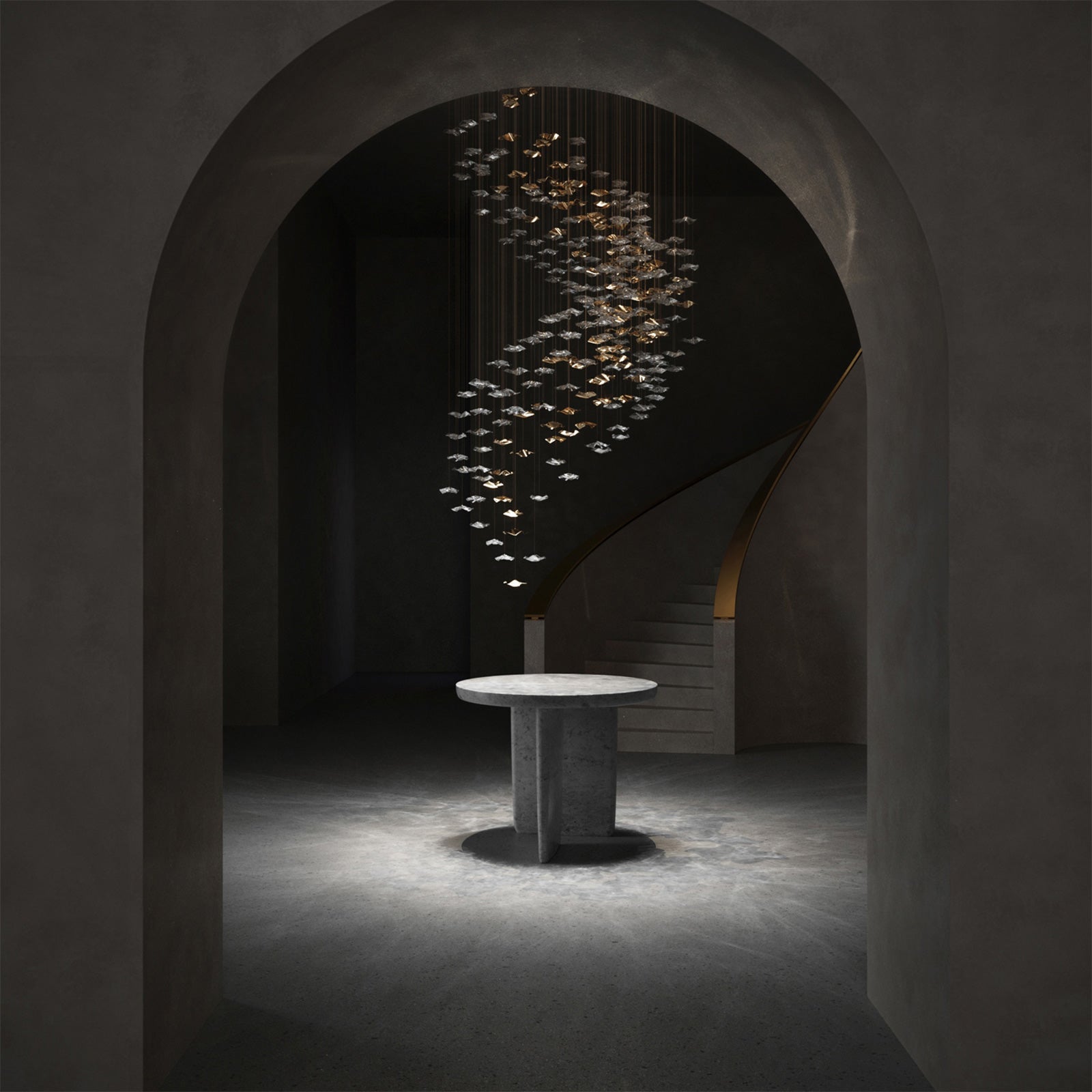 Tidal Art Glass Pendants (Without canopy)