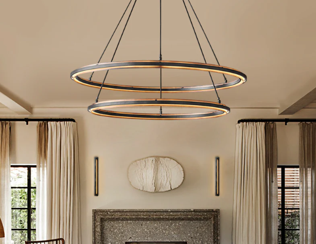 Peralta 2-Tier Round Chandelier