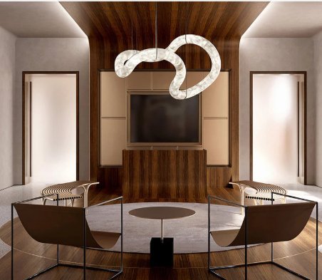 Ethereal Alabaster Chandelier 55"