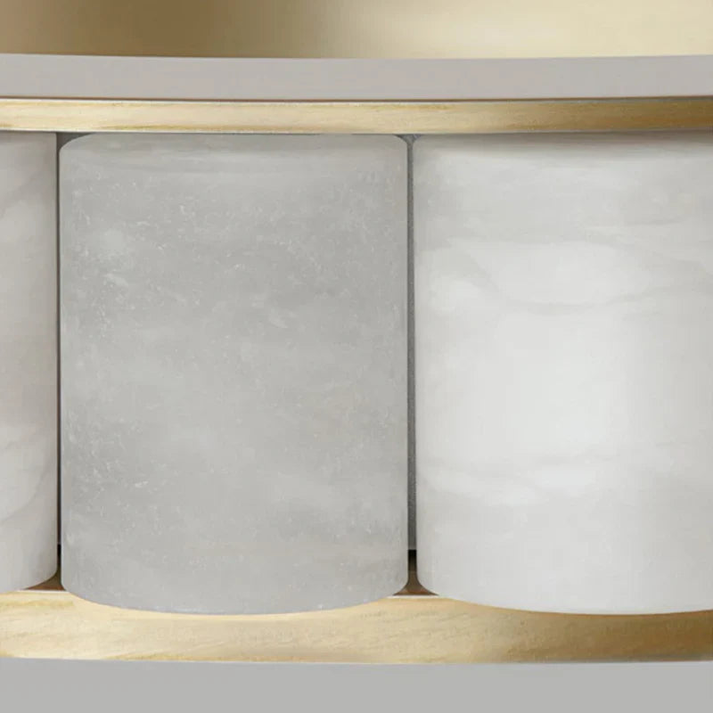 Avalon Alabaster 2 Layer Chandelier