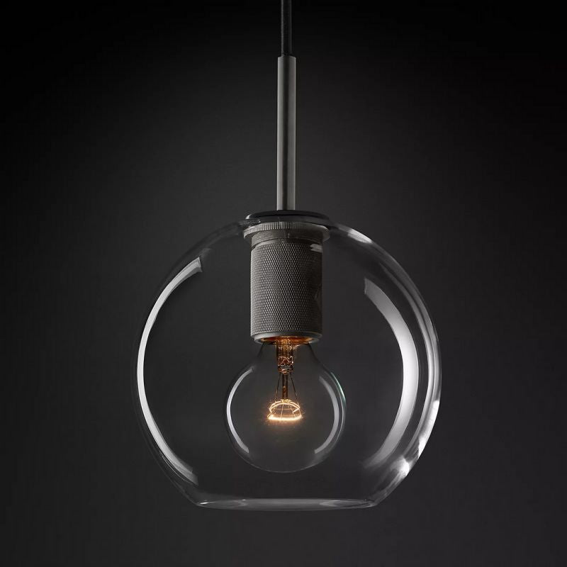 Nist Globe Shade Pendant Light 8"-Vancei