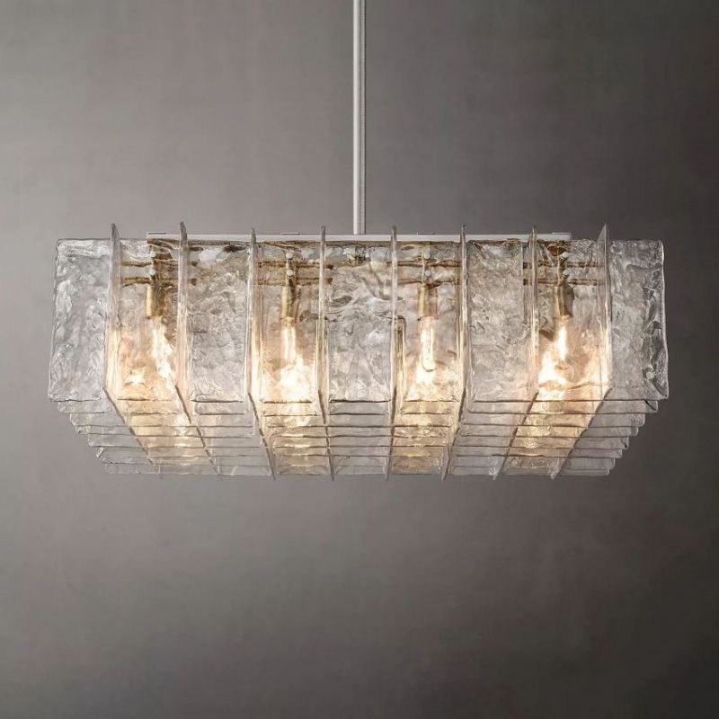 Lattice Square Chandelier 48"-Vancei