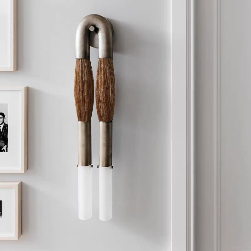 Horse Hair Wall Sconce-Vancei