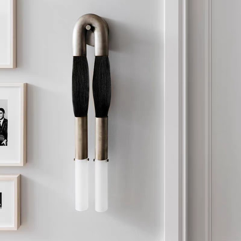 Horse Hair Wall Sconce-Vancei