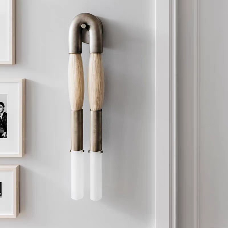 Horse Hair Wall Sconce-Vancei
