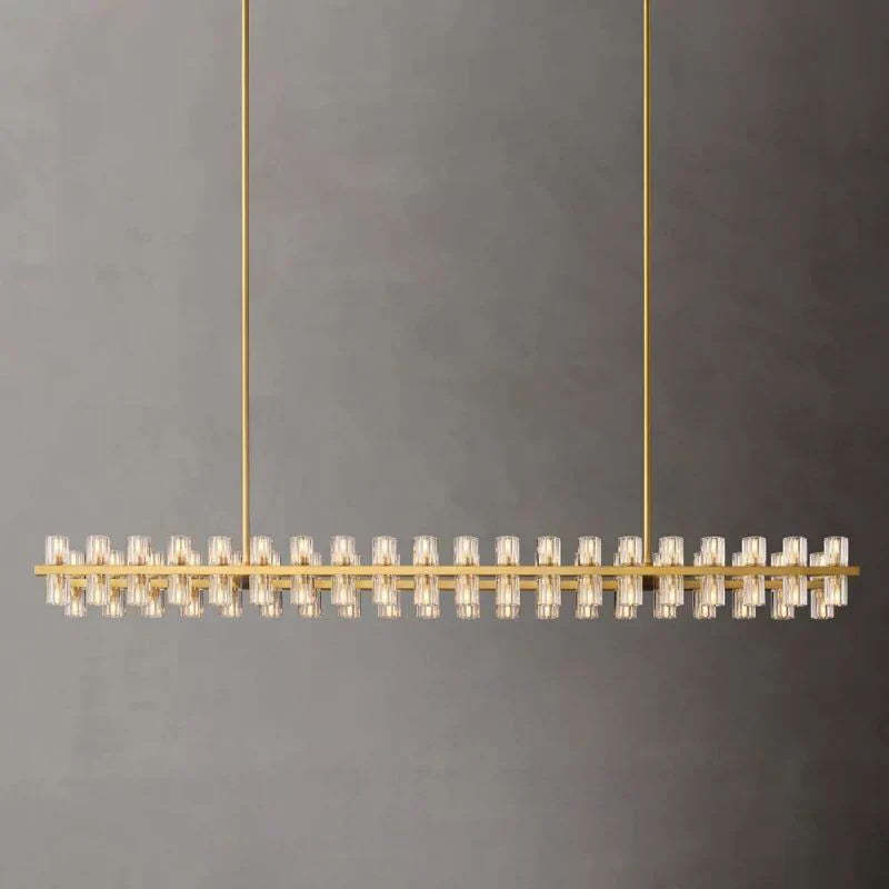 Arcachon Crystal Rectangular Chandelier48" 54" 72"