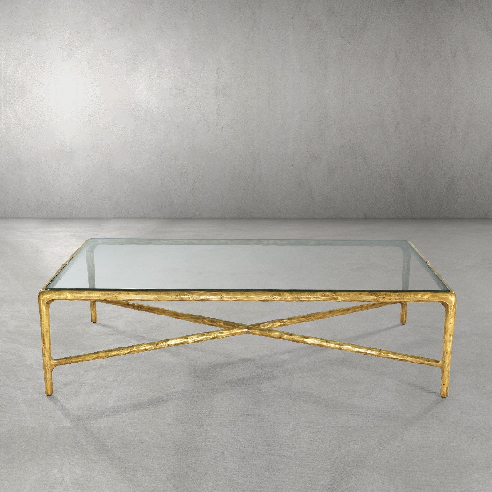 Thaddies Glass Rectangular Coffee Table-Vancei