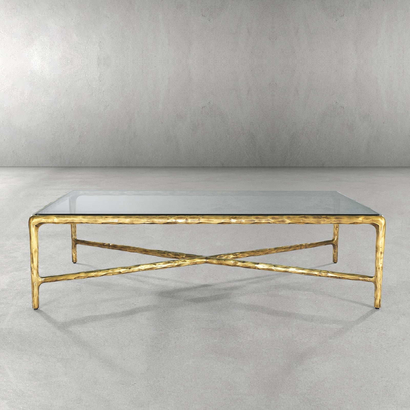Thaddies Glass Rectangular Coffee Table-Vancei