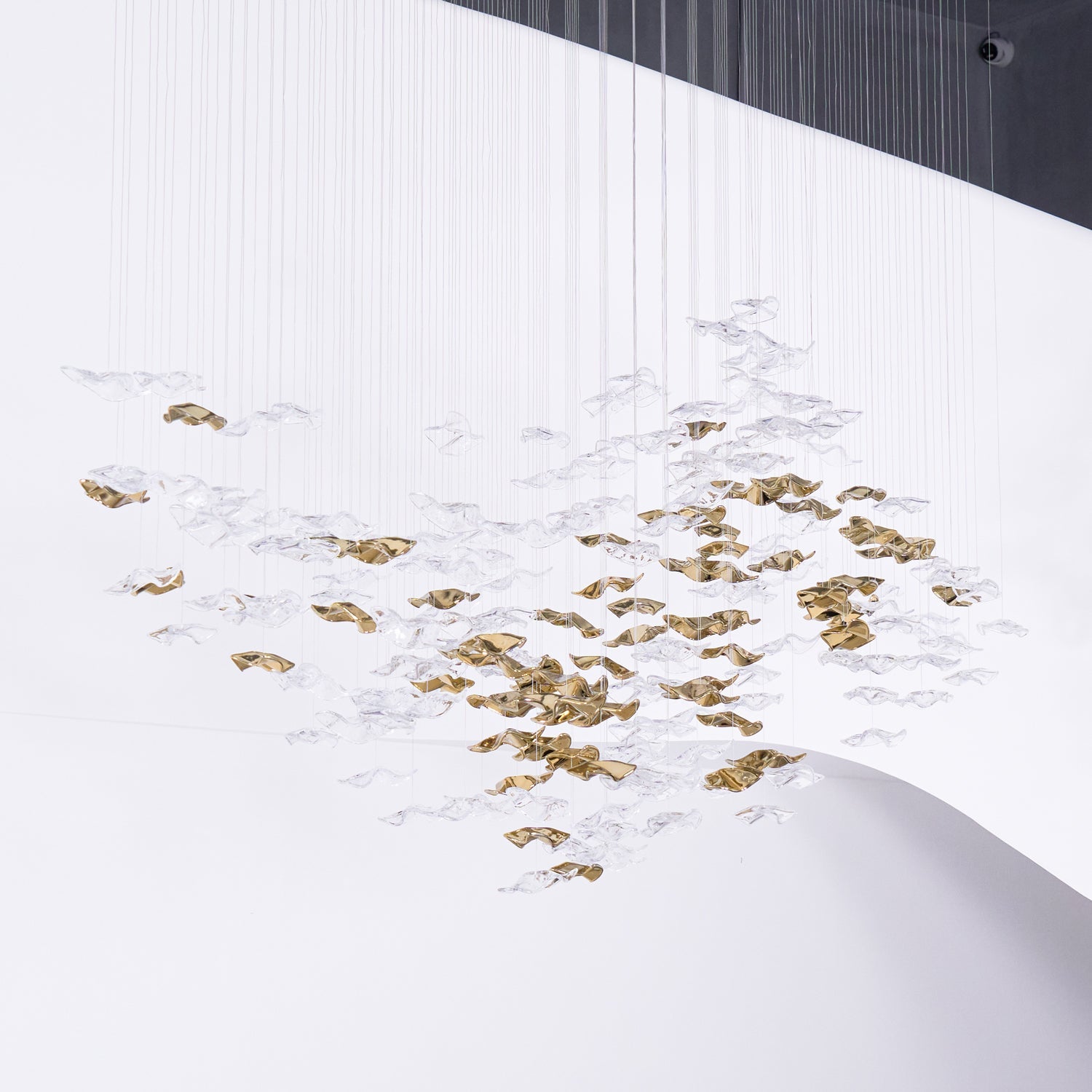 Tidal Art Glass Pendants (Without canopy)