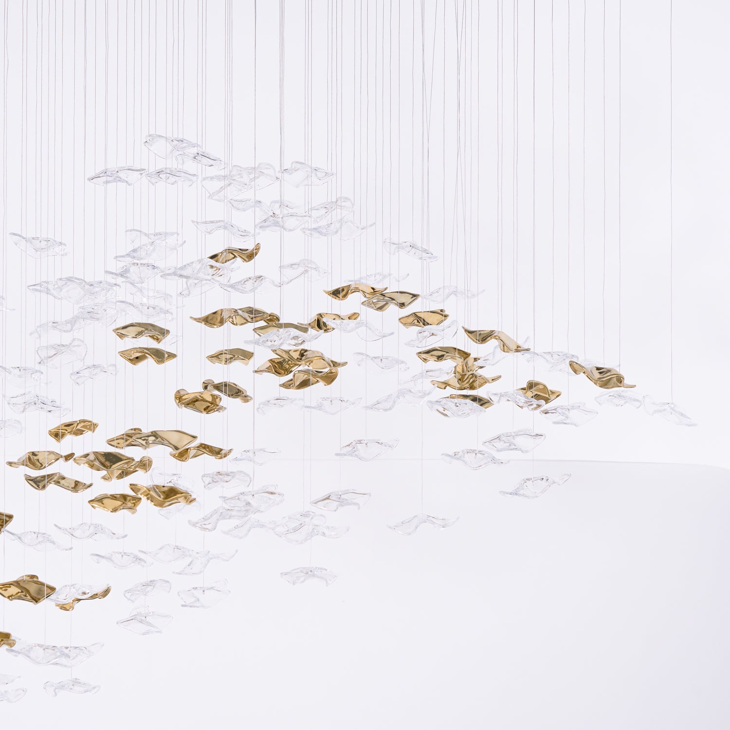 Tidal Art Glass Pendants (Without canopy)