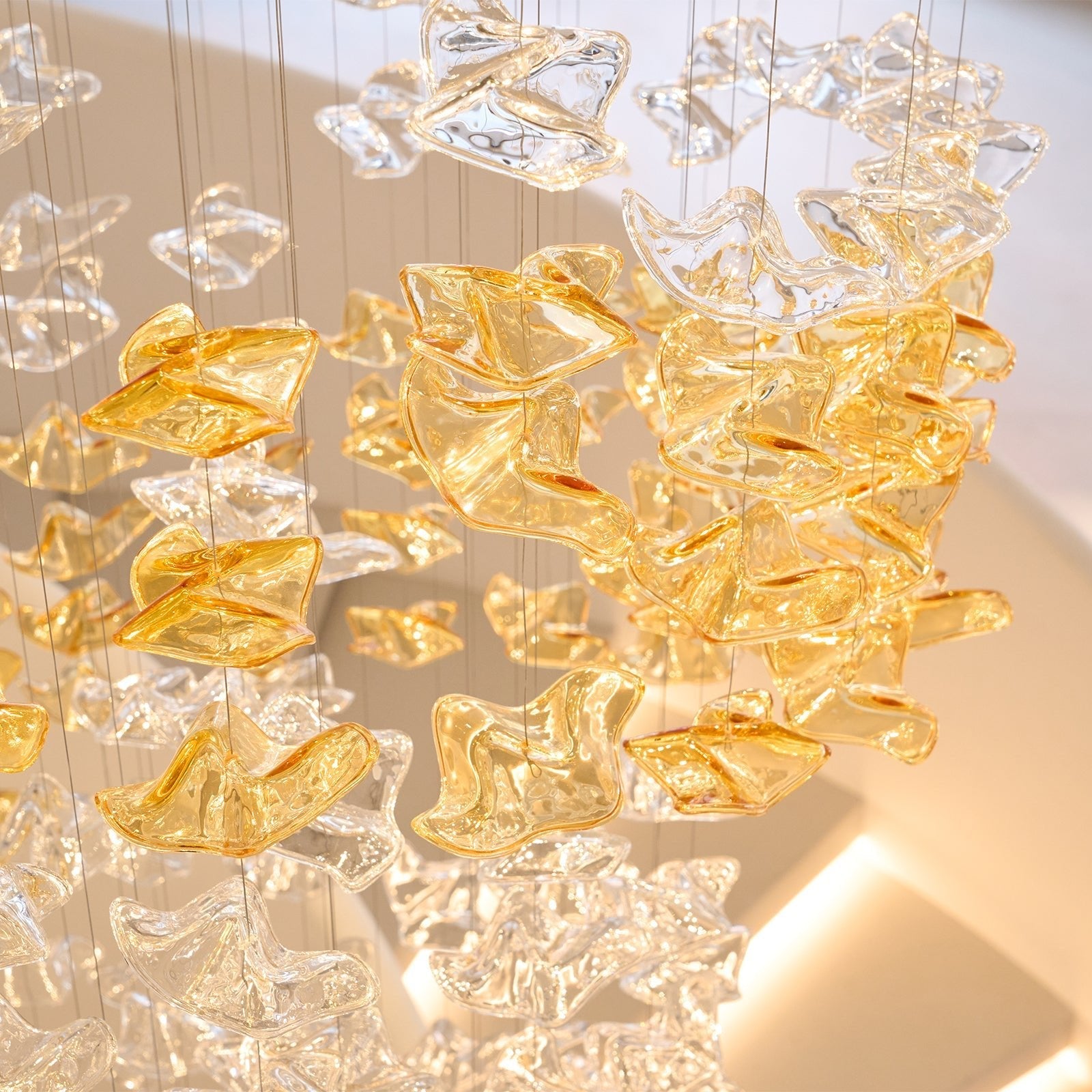 Tidal Art Glass Pendants (Without canopy)