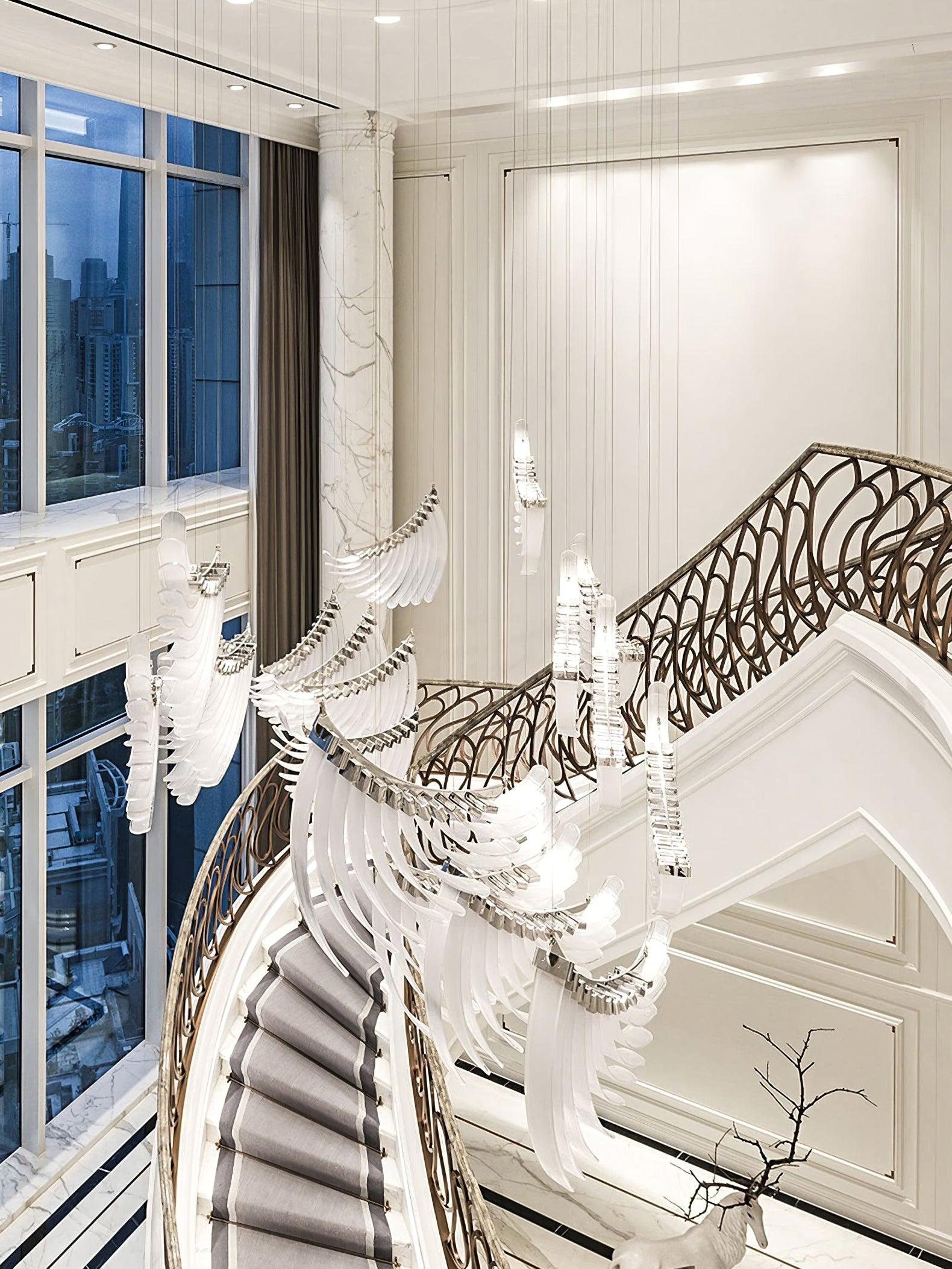 Tiered Palmette Chandelier-Vancei