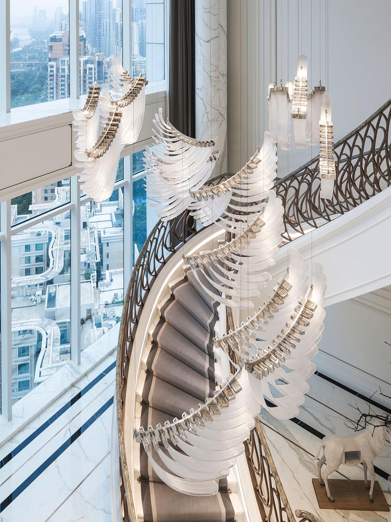 Tiered Palmette Chandelier-Vancei