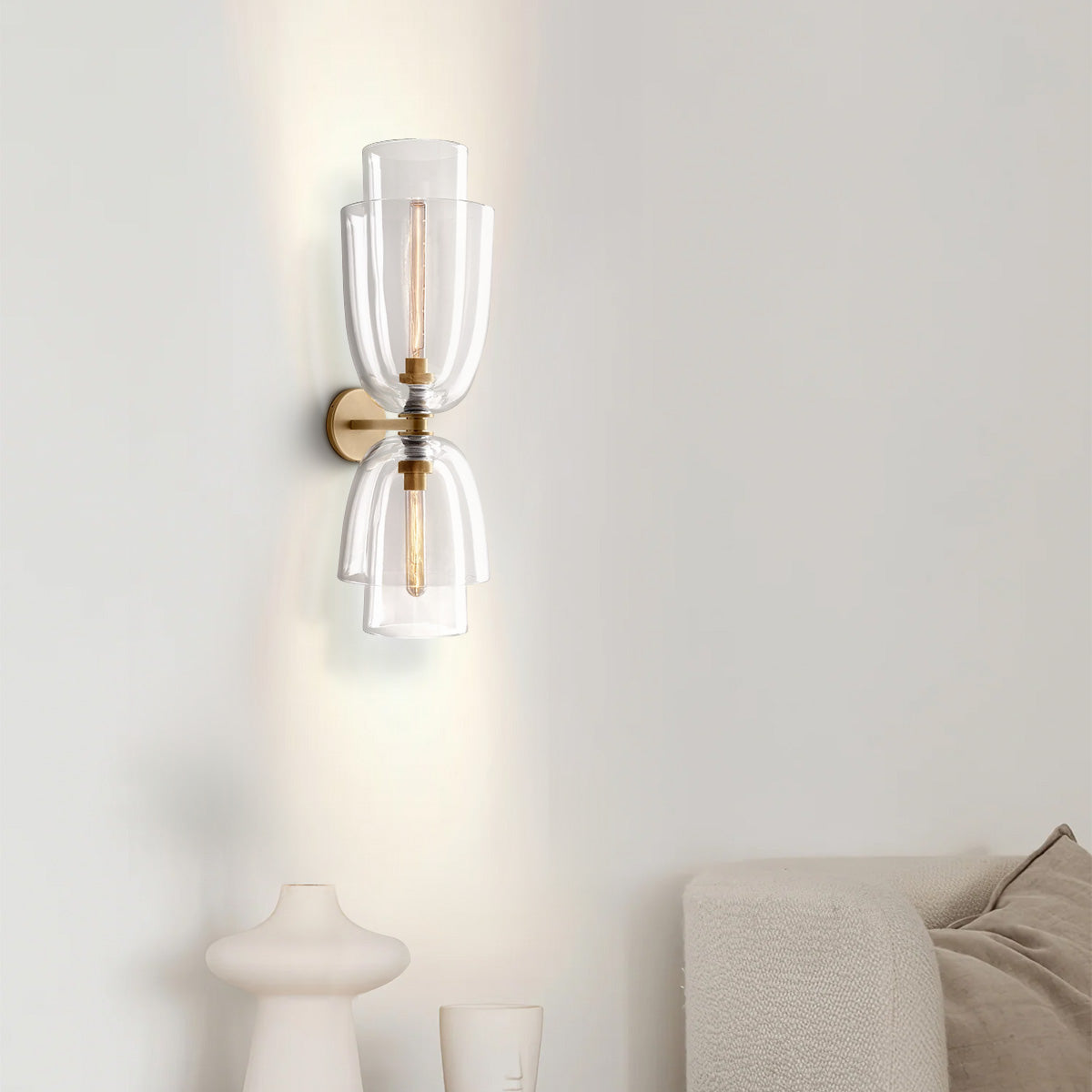 Blum Glass Cloche Grand Sconce-Vancei