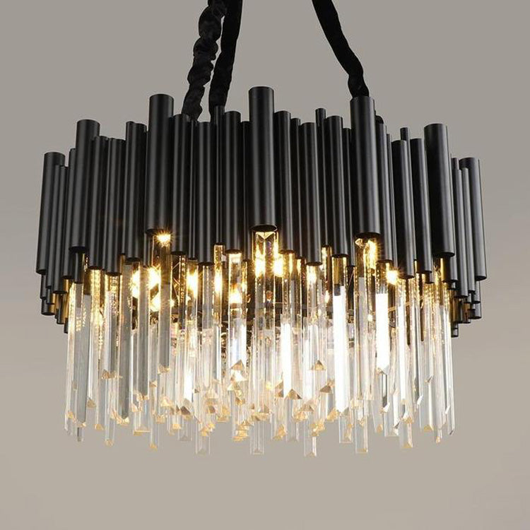 Viol Crystal Round Chandelier-Vancei