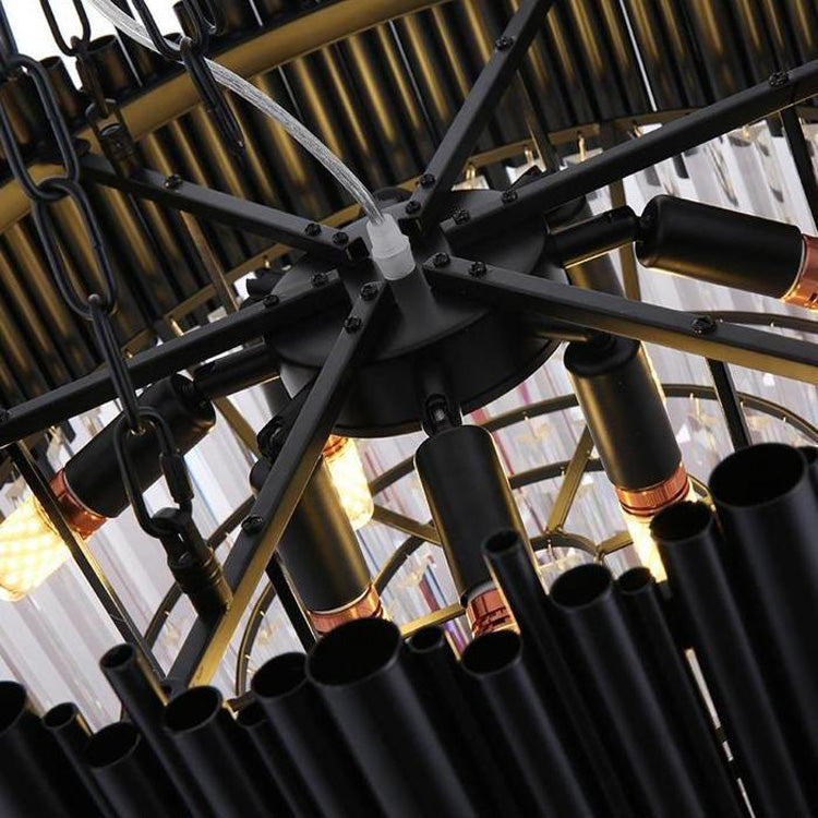 Viol Crystal Round Chandelier-Vancei