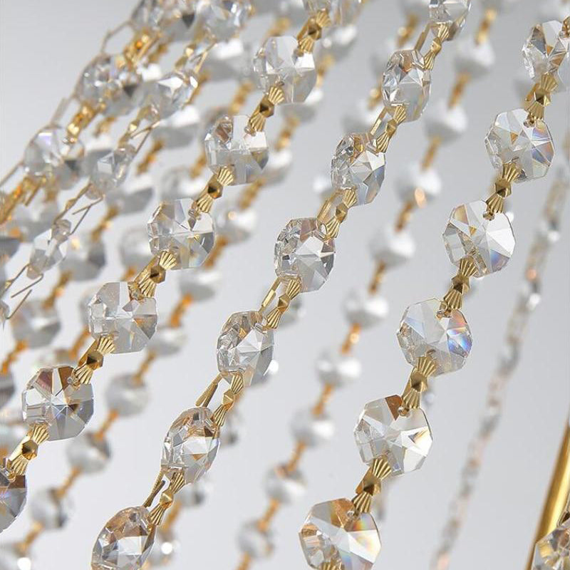 William Multi Tier Crystal Chandelier-Vancei