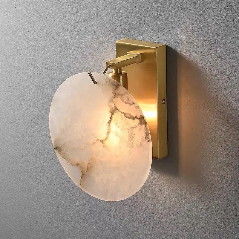 Moonshade Marble Wall Lamp-Vancei
