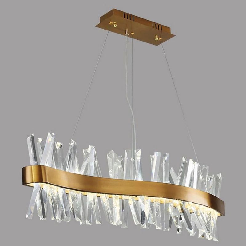 Monix Wave Crystal Chandelier-Vancei