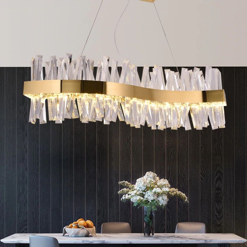 Monix Wave Crystal Chandelier-Vancei