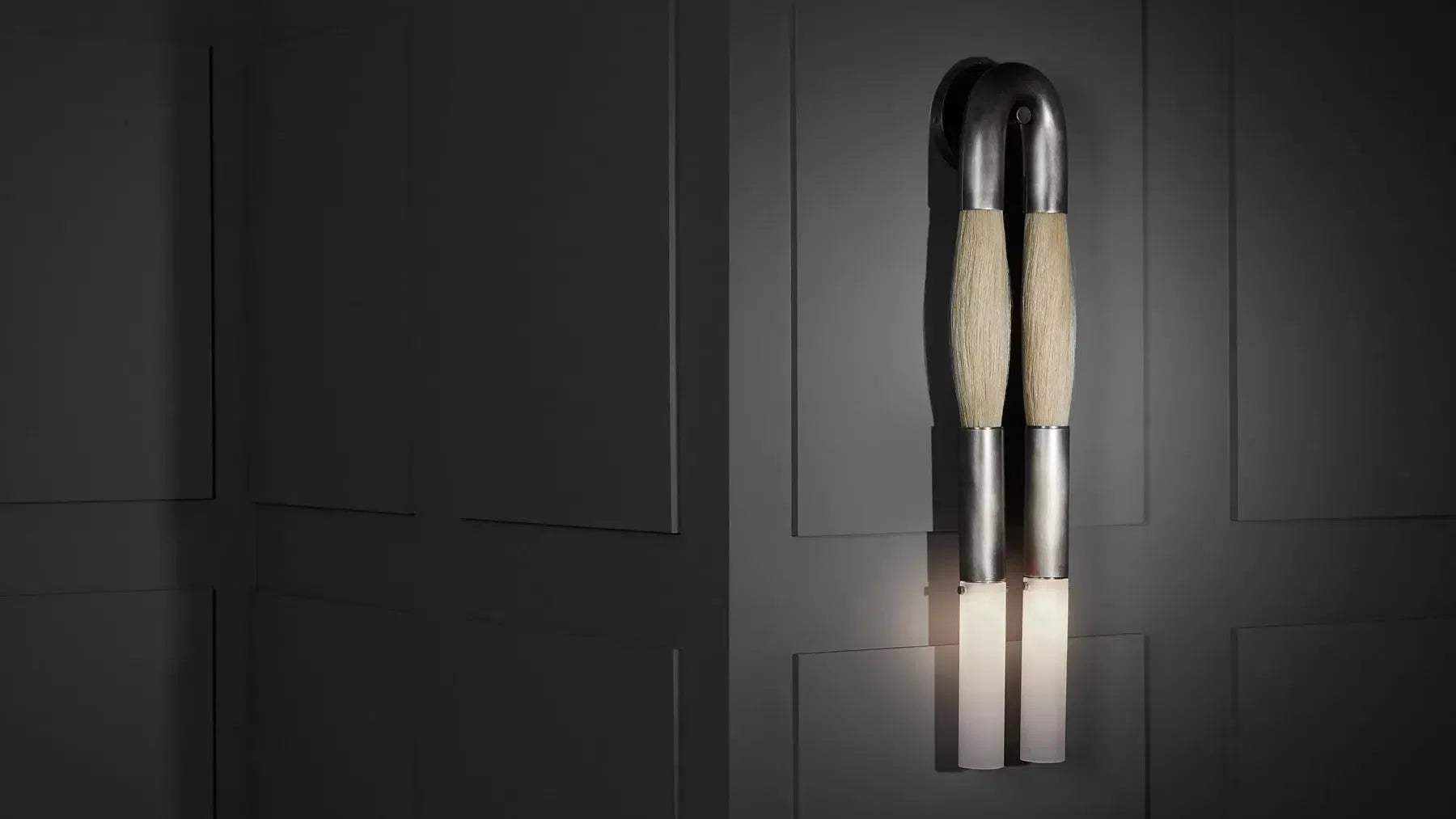 Horse Hair Wall Sconce-Vancei